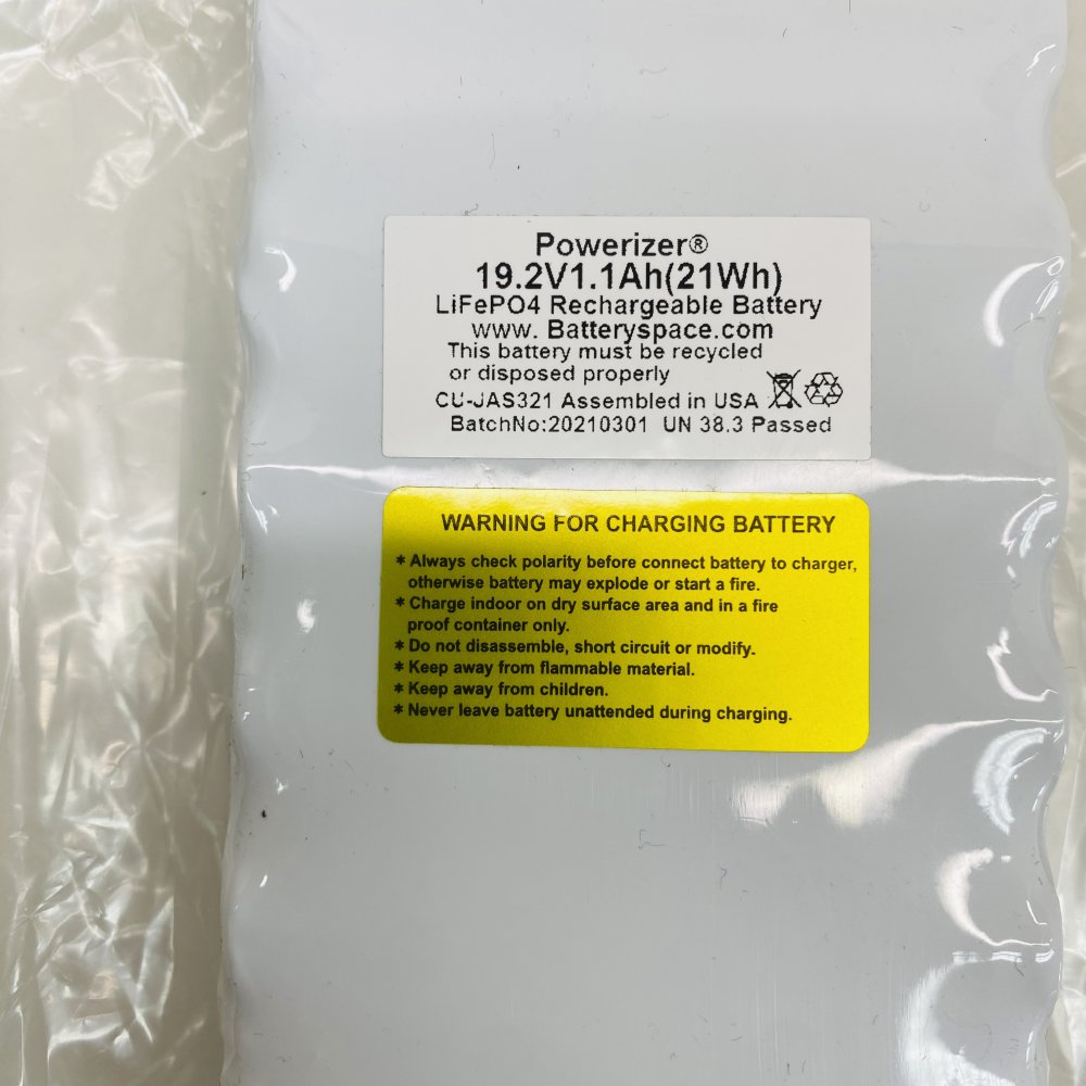 Powerizer 19.2V 1.1Ah (21Wh) LiFePO4 Rechargeable Battery Pack w/ Grade-A