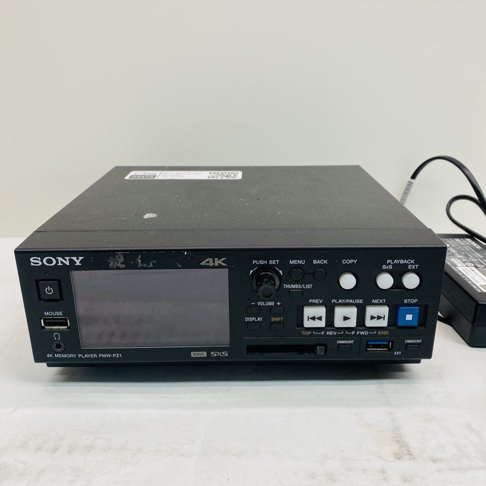 Sony PMW-PZ1 4K Memory Player SxS Card Reader Faulty Boots to EFI Shell w/ PSU