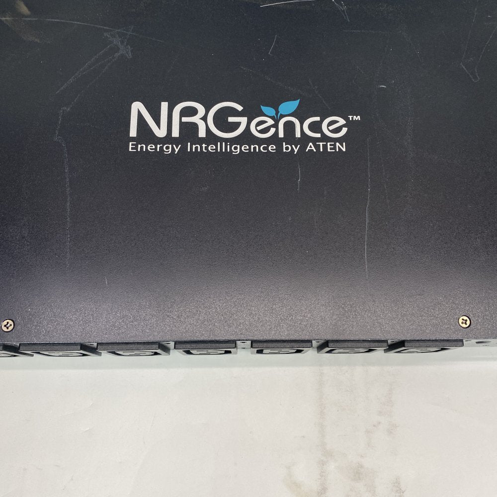 Metered Networked PDU SNMP Ethernet IEC C13x7 C19x1 ATEN PE6108G 1U Rack