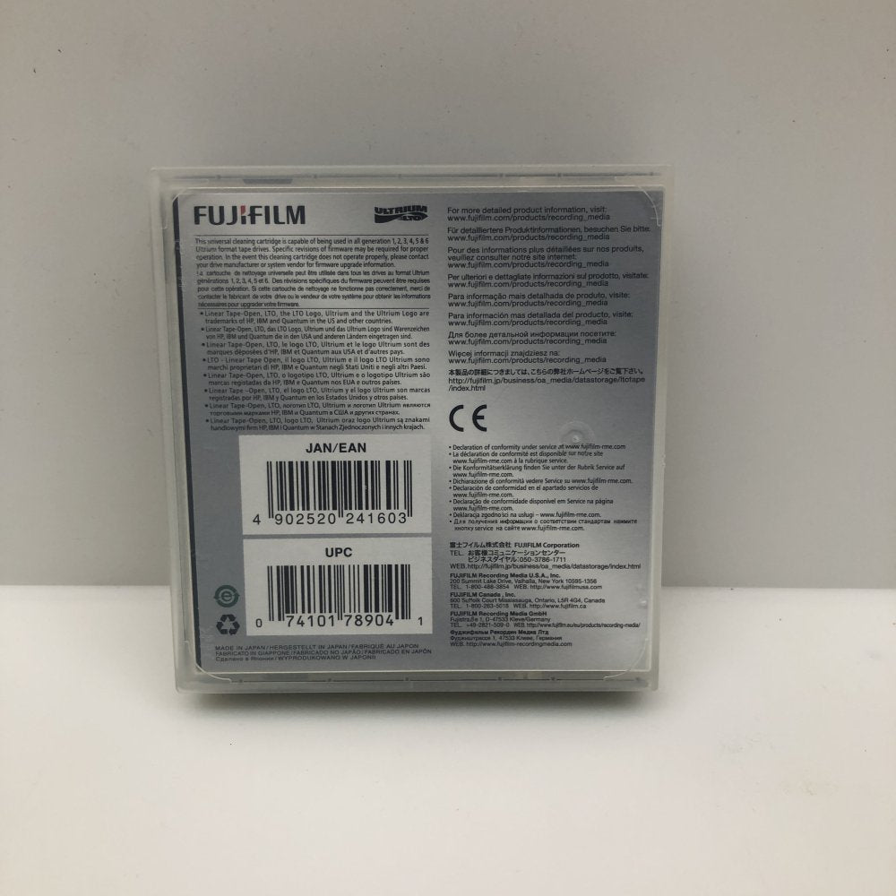 Universal Cleaning Cartridge LTO Ultrium FUJIFILM LTO1-6 Tape Drive Cleaner
