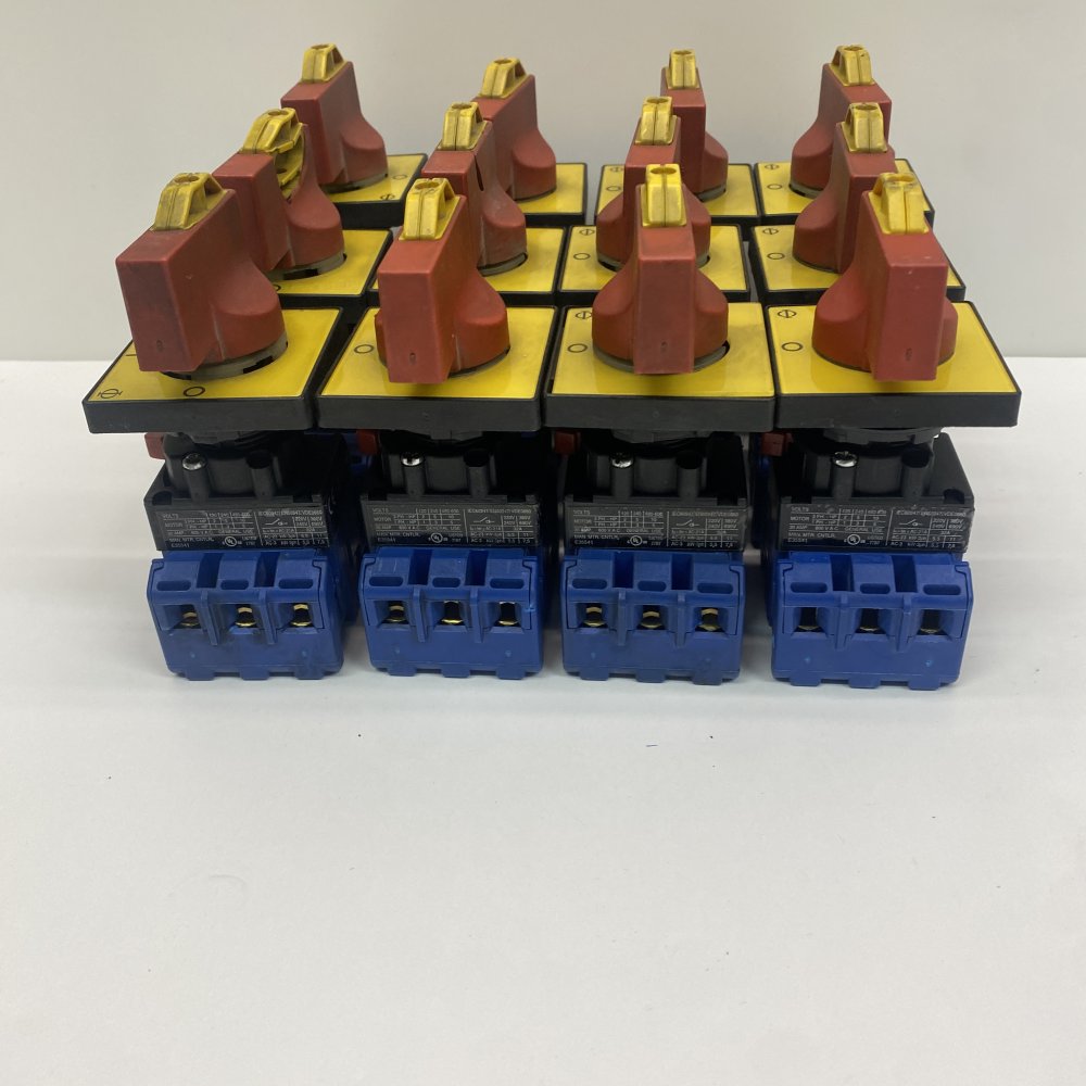 Industrial Rotary Isolator Switch 3 Pole 32A Kraus & Naimer KG32 Panel Mount x12