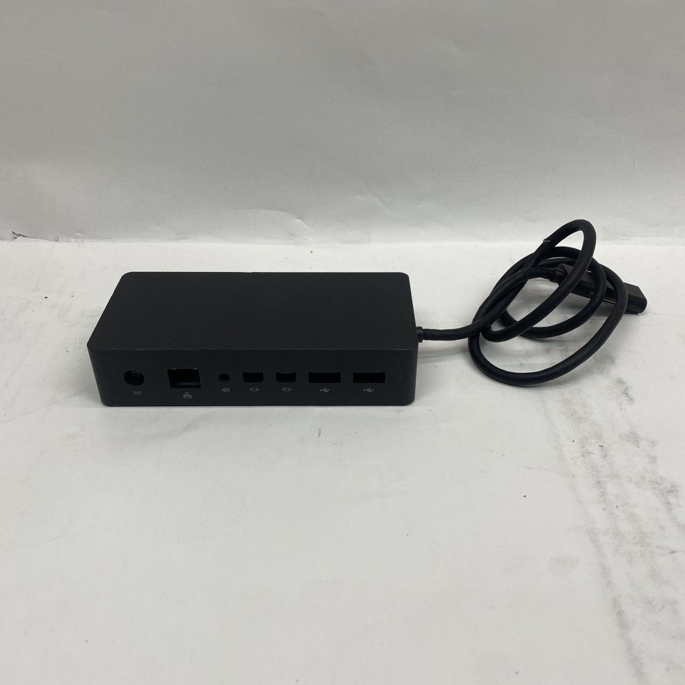 Microsoft Surface Dock 1661 USB Ethernet DisplayPort Audio Hub Black