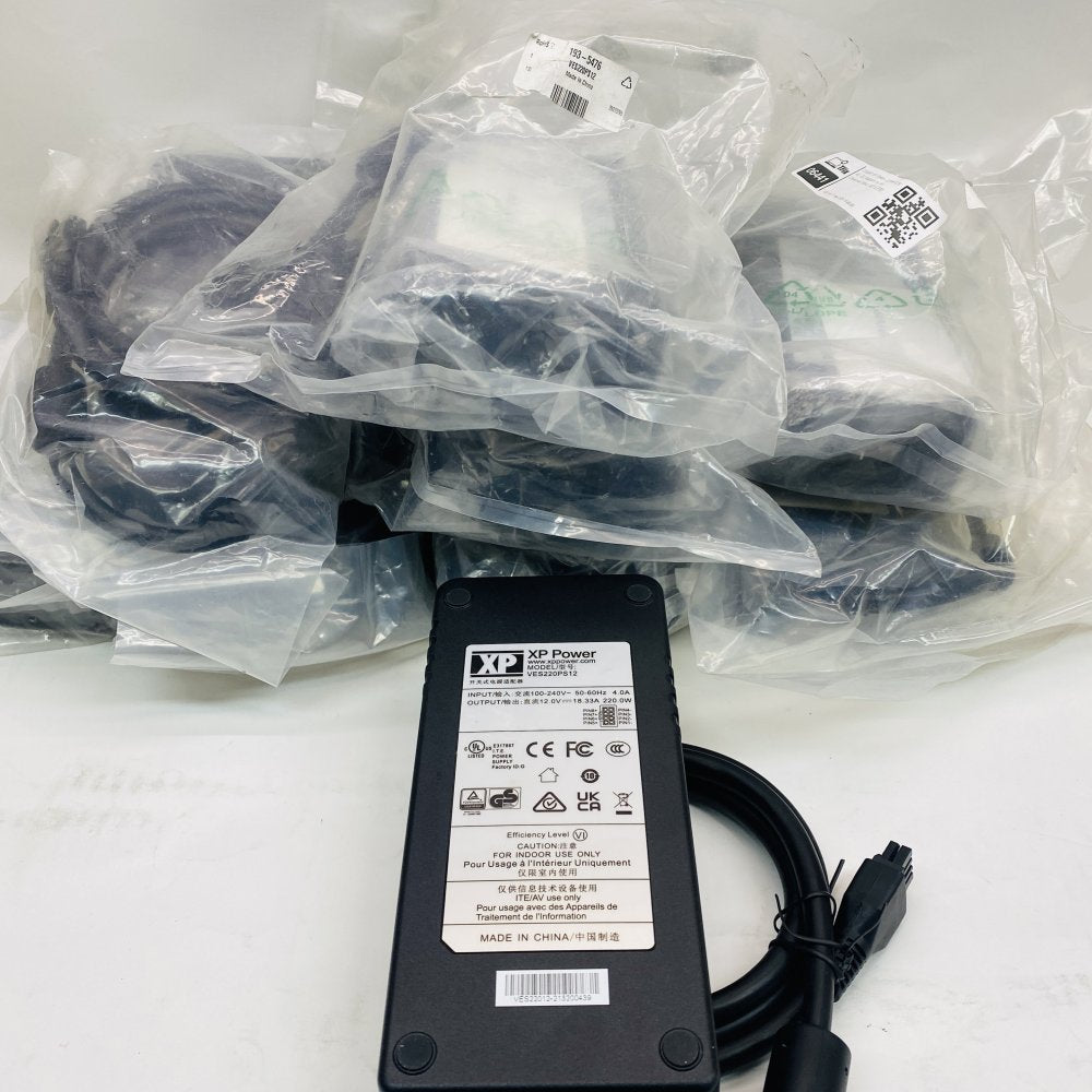9 x AC-DC Power Adapter XP Power 220W 12V 6-Pin DIN Universal Input UL CE