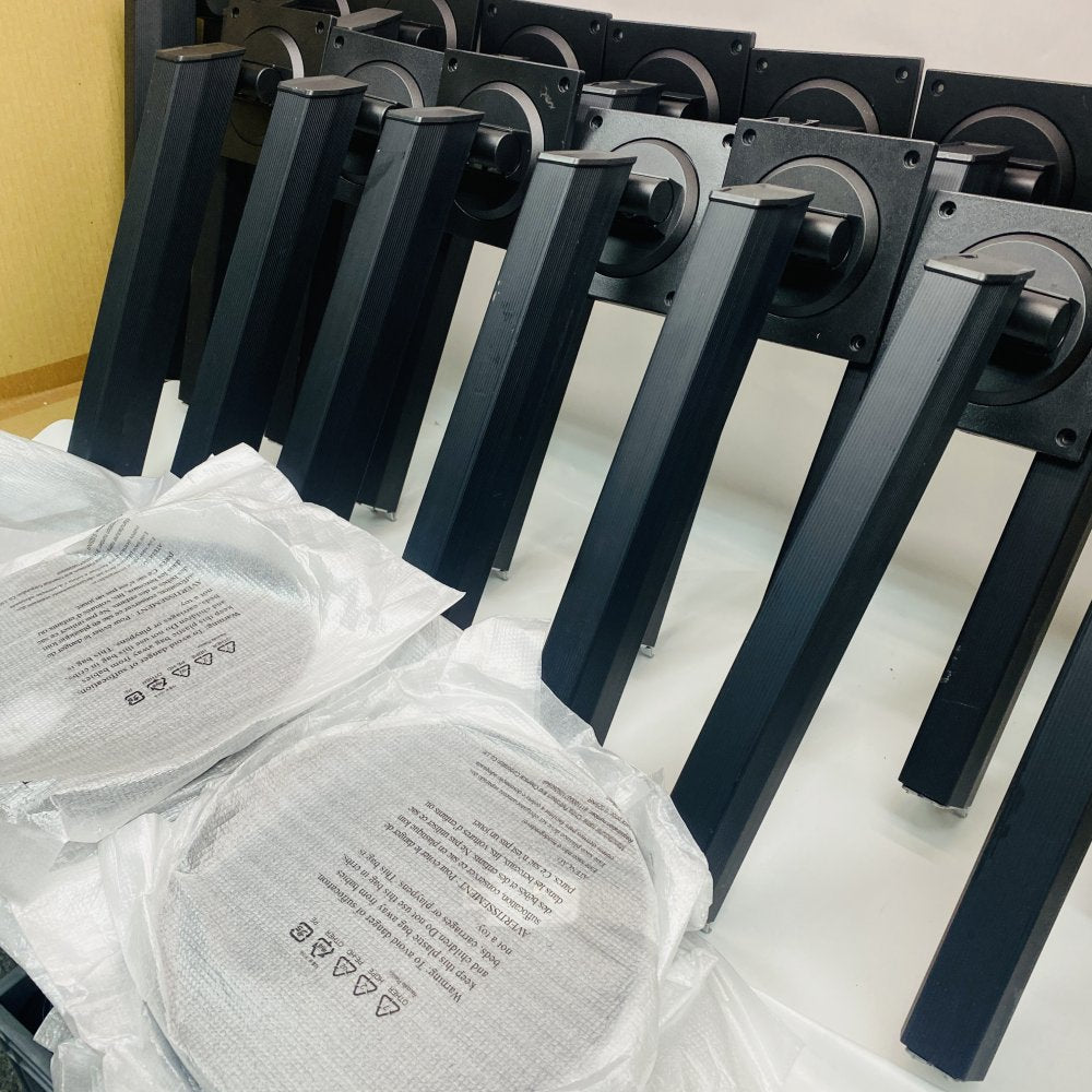 16 x Universal Adjustable VESA Monitor Stand, Dell HP Lenovo, Sturdy Metal