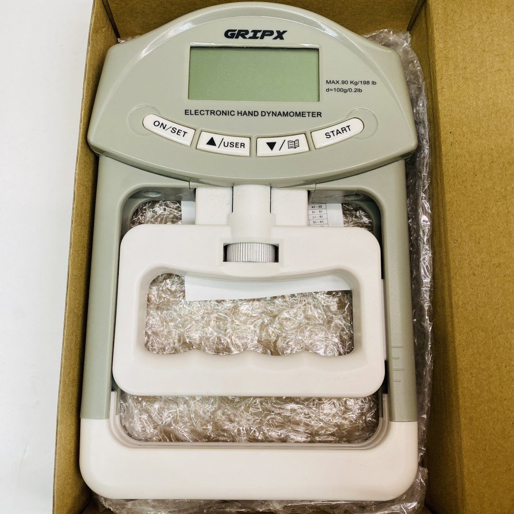 Medical Grip Strength Meter GripX Digital LCD Adjustable Handle 90kg