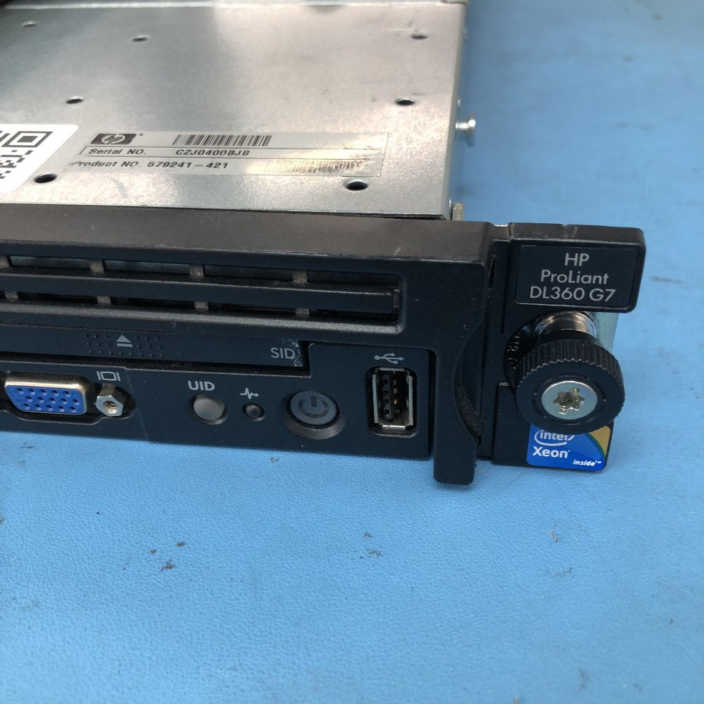 HP DL360 G7 Server Dual Xeon E5630 49GB RAM 8x146GB HDD + EXFO + Headsets