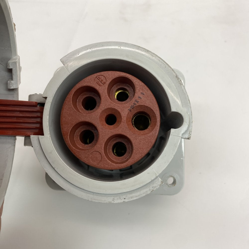 Mennekes Typ1128A 63A 3P+N+E 240/415V IP67 Flanged Inlet Durable Industrial
