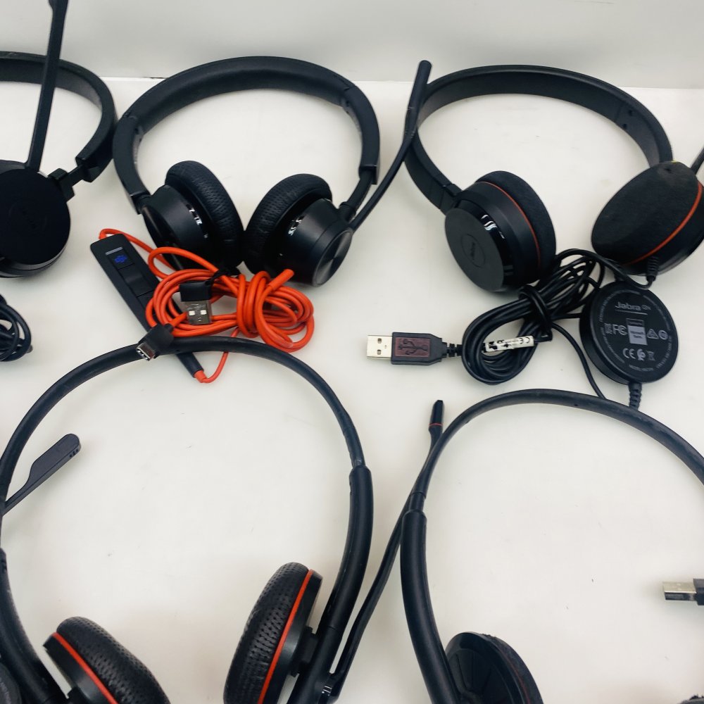 Job Lot Jabra GN Wired Headsets – Microsoft Teams – Mixed Condition / Parts