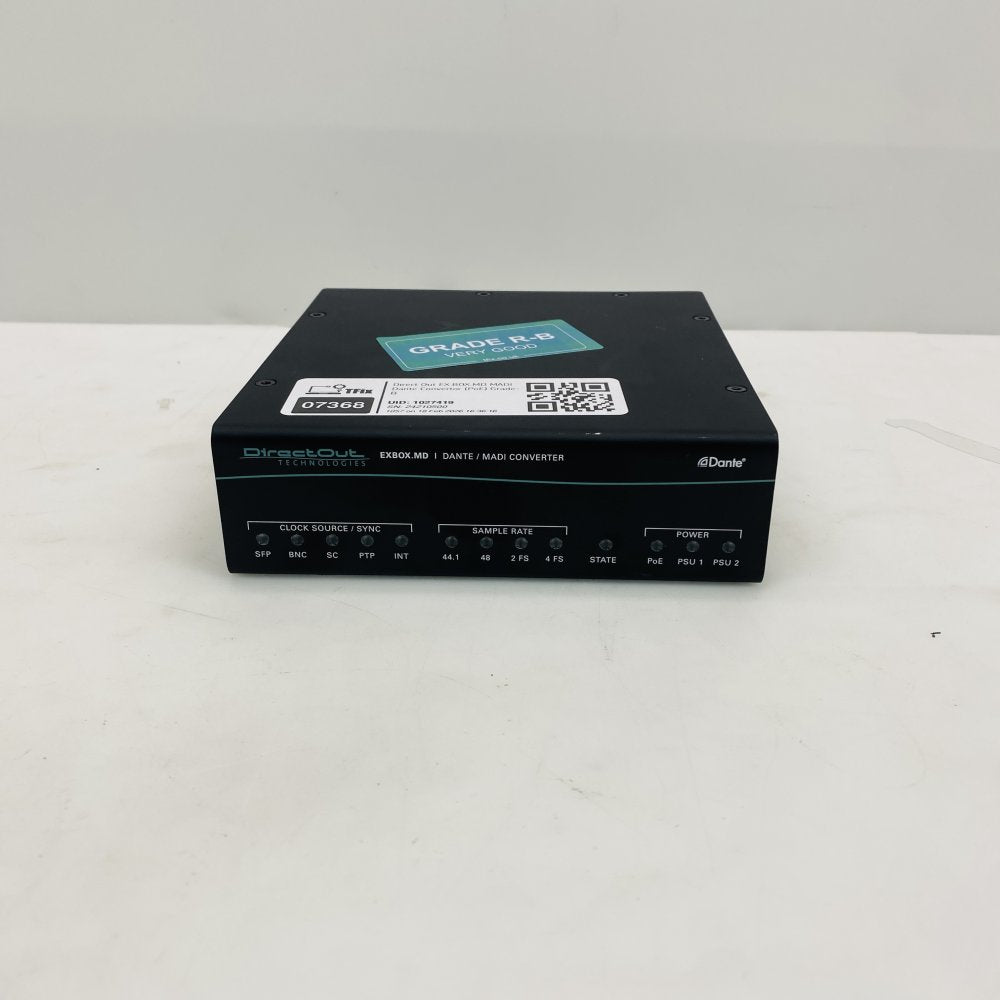 Direct Out EX.BOX.MD MADI Dante Convertor (PoE) Grade-B