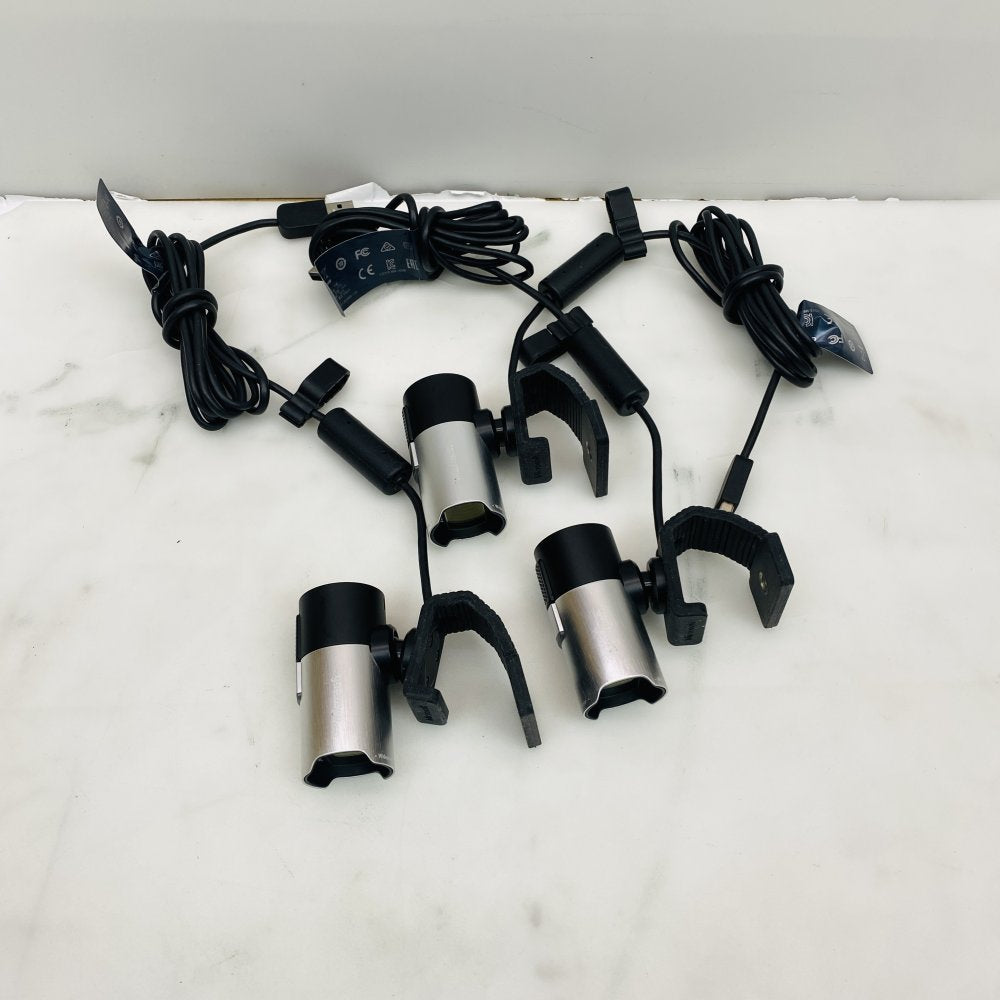 Microsoft 1080p HD Webcam Lot of 3 USB Cameras - Grade-B