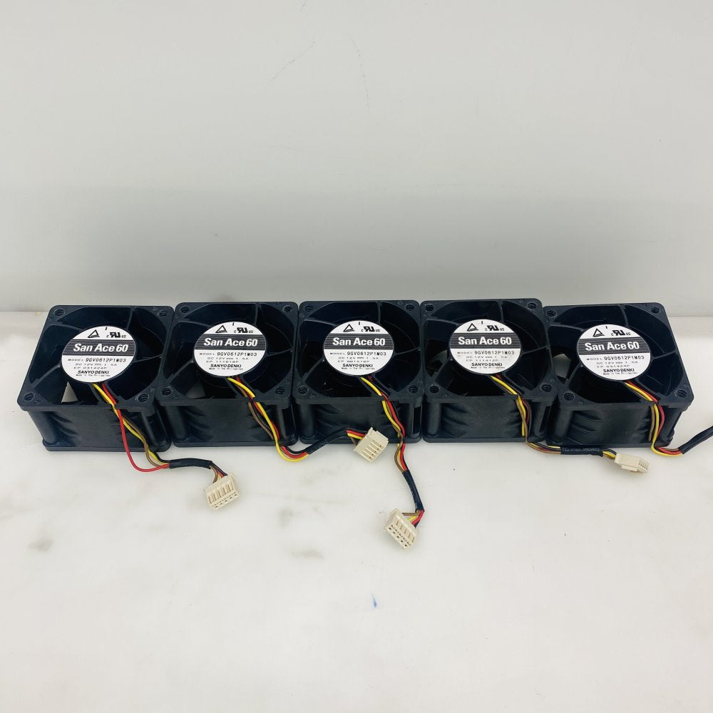 5 x Sanyo Denki San Ace 60 9GV0612P1M03 60mm DC Cooling Fan 12V 1.5A Grade A