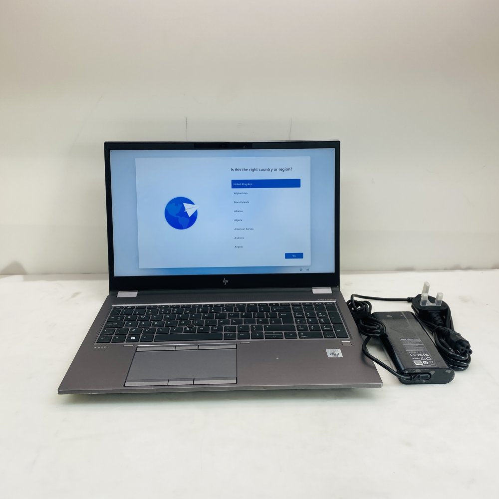 HP ZBook Fury 15 G7 Mobile Workstation i7-10850H 16GB RAM 477GB SSD Grade C