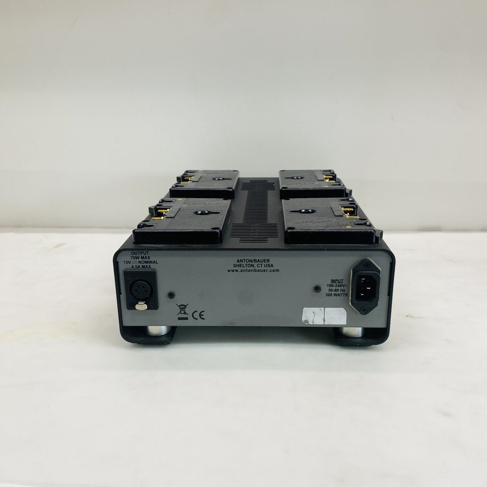 Anton/Bauer TM4 4-Bay Gold Mount Battery Charger 15V 70W Grade C