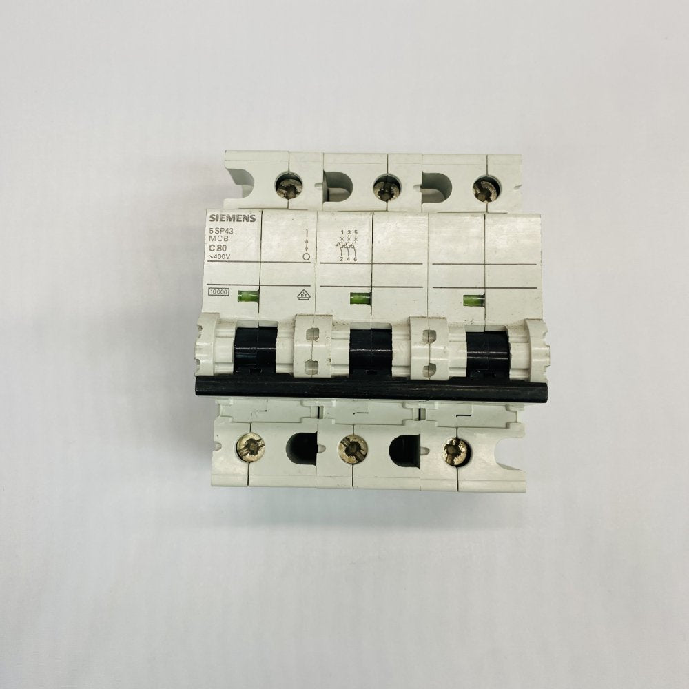 Siemens 5SP43 C80 3P MCB 80A 400V Circuit Breaker Grade B