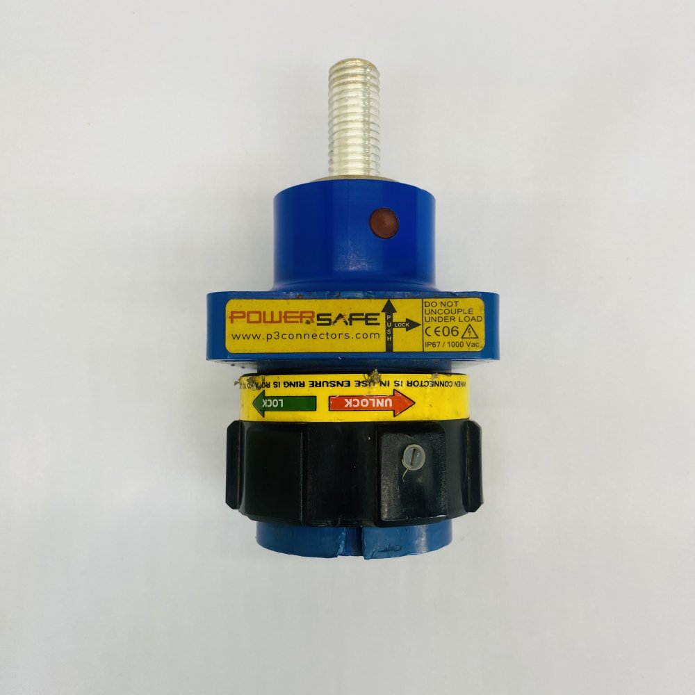 PowerSafe 500A Panel Mount Locking Power Connector - Heavy Duty Grade B