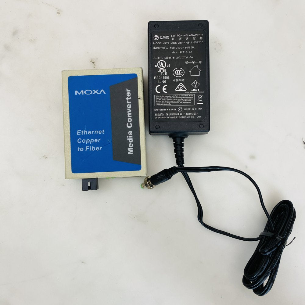 MOXA ME61B-S-SC Ethernet Copper to Fiber Media Converter Grade C