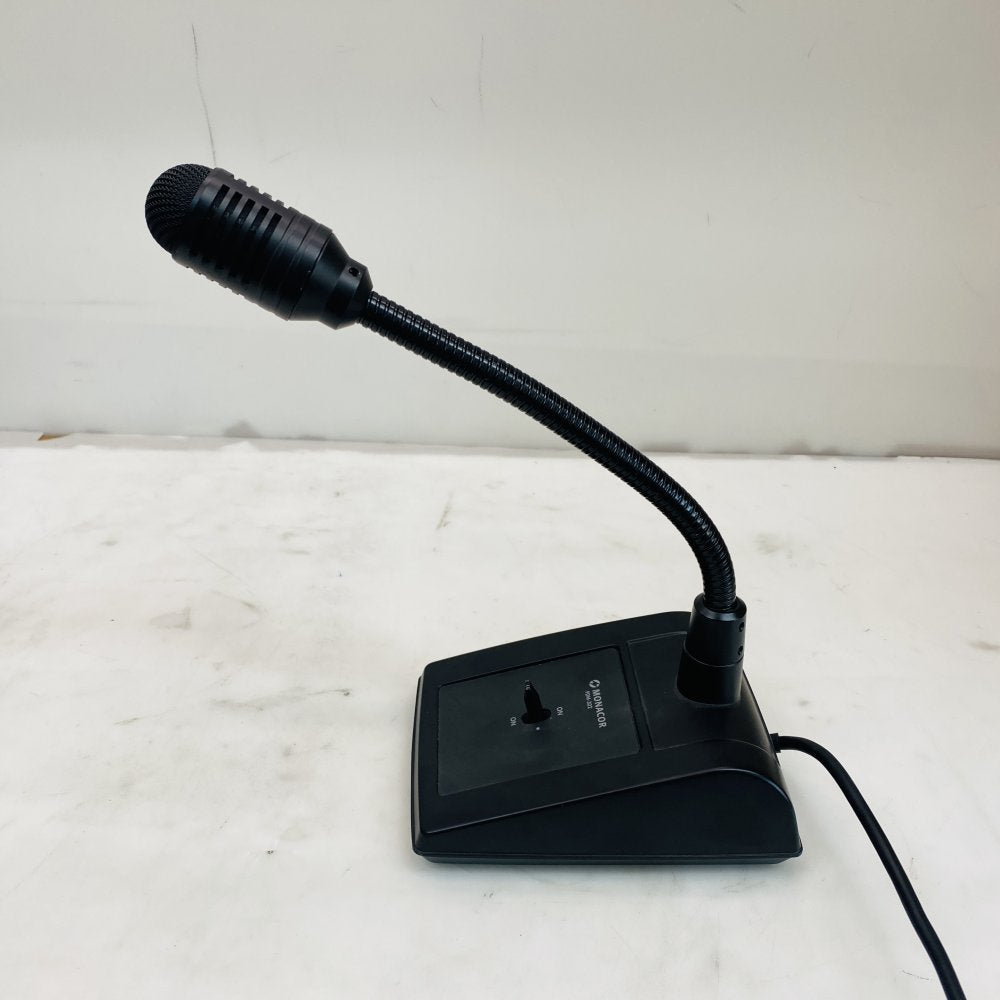 Monacor PDM-302 Desktop Gooseneck Microphone with Cable XLR (Grade B)