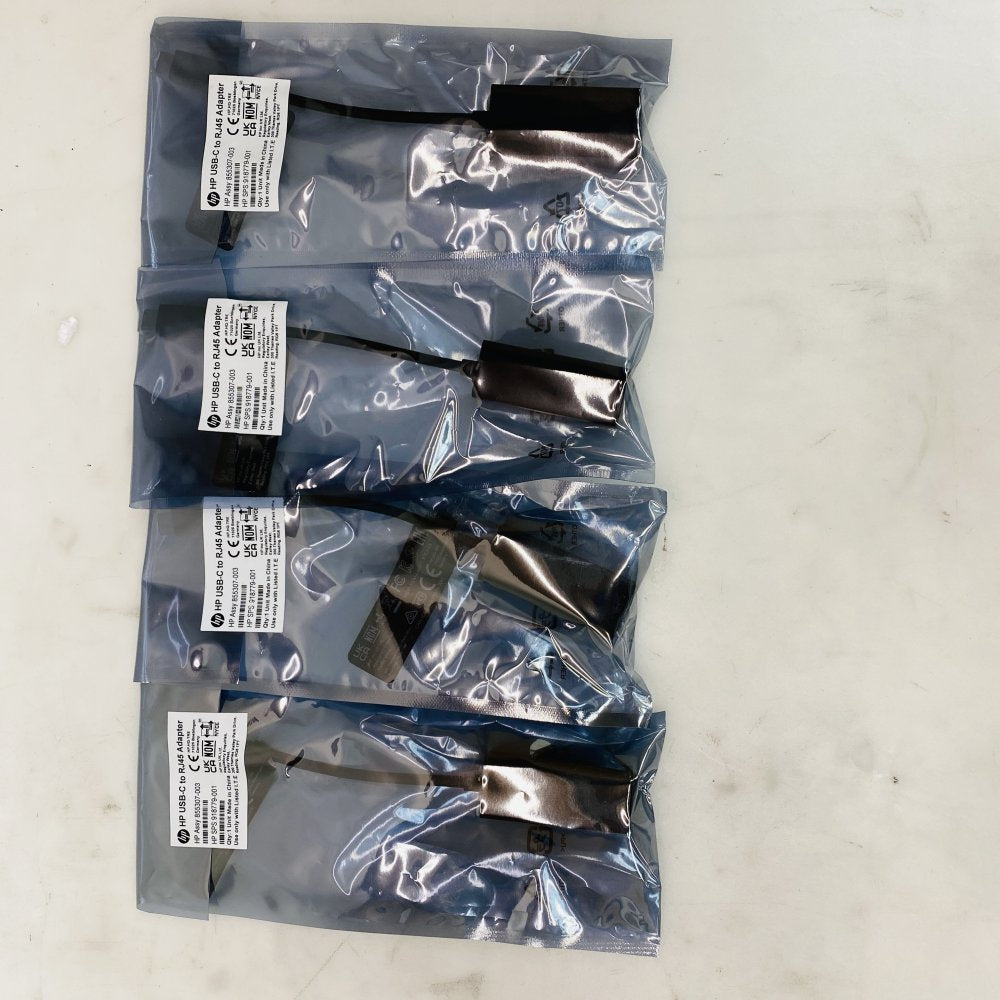 HP USB-C to RJ45 Ethernet Adapter 855307-003 918779-001 Lot of 4 Grade A