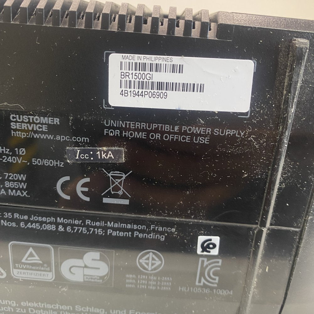 APC Back-UPS BR1500GI Pro 1500 UPS Battery Backup LCD 10-Outlet Grade B