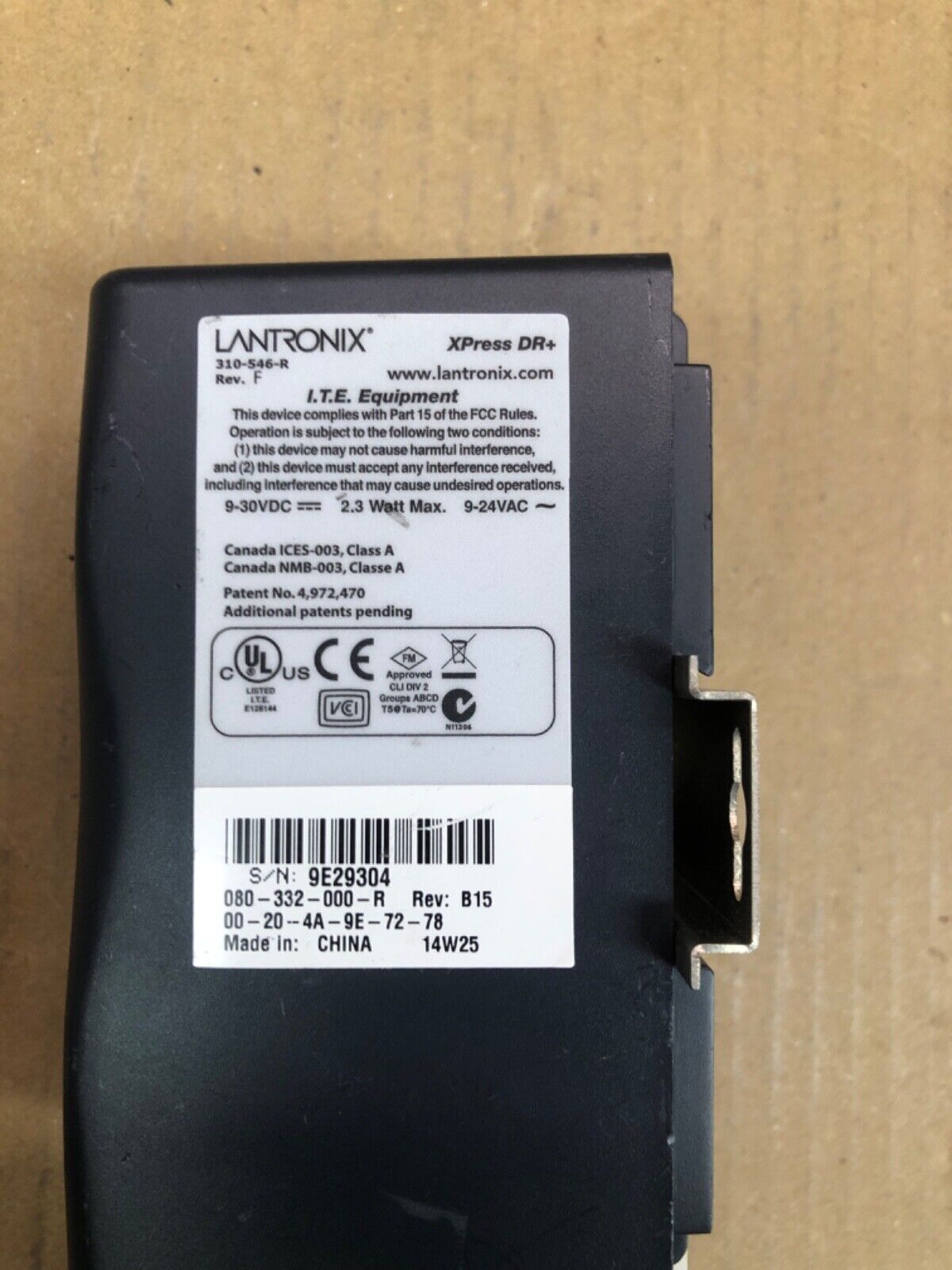 Industrial Device Server Lantronix XPress DR+ Ethernet Remote Management