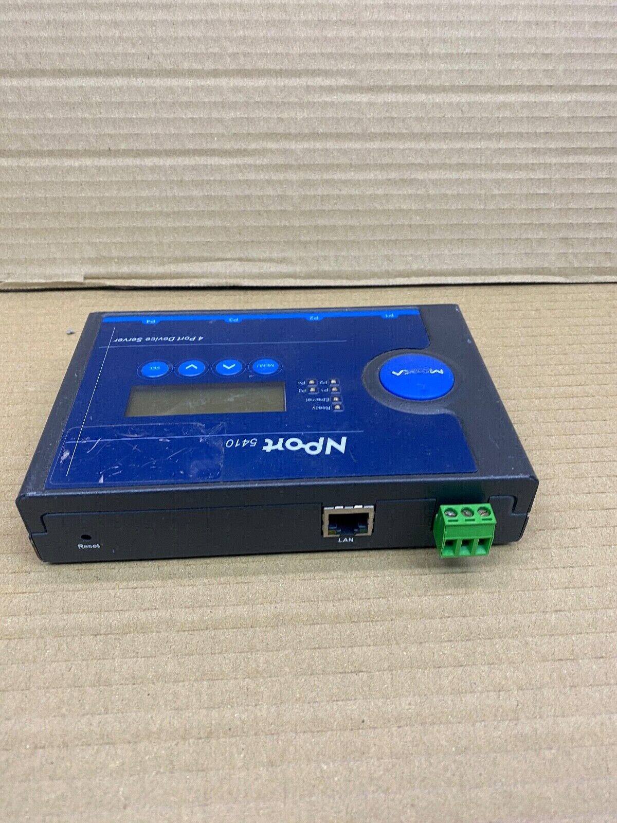 Industrial 4-Port RS-232 Serial Device Server NPort 5410 TCP UDP LCD