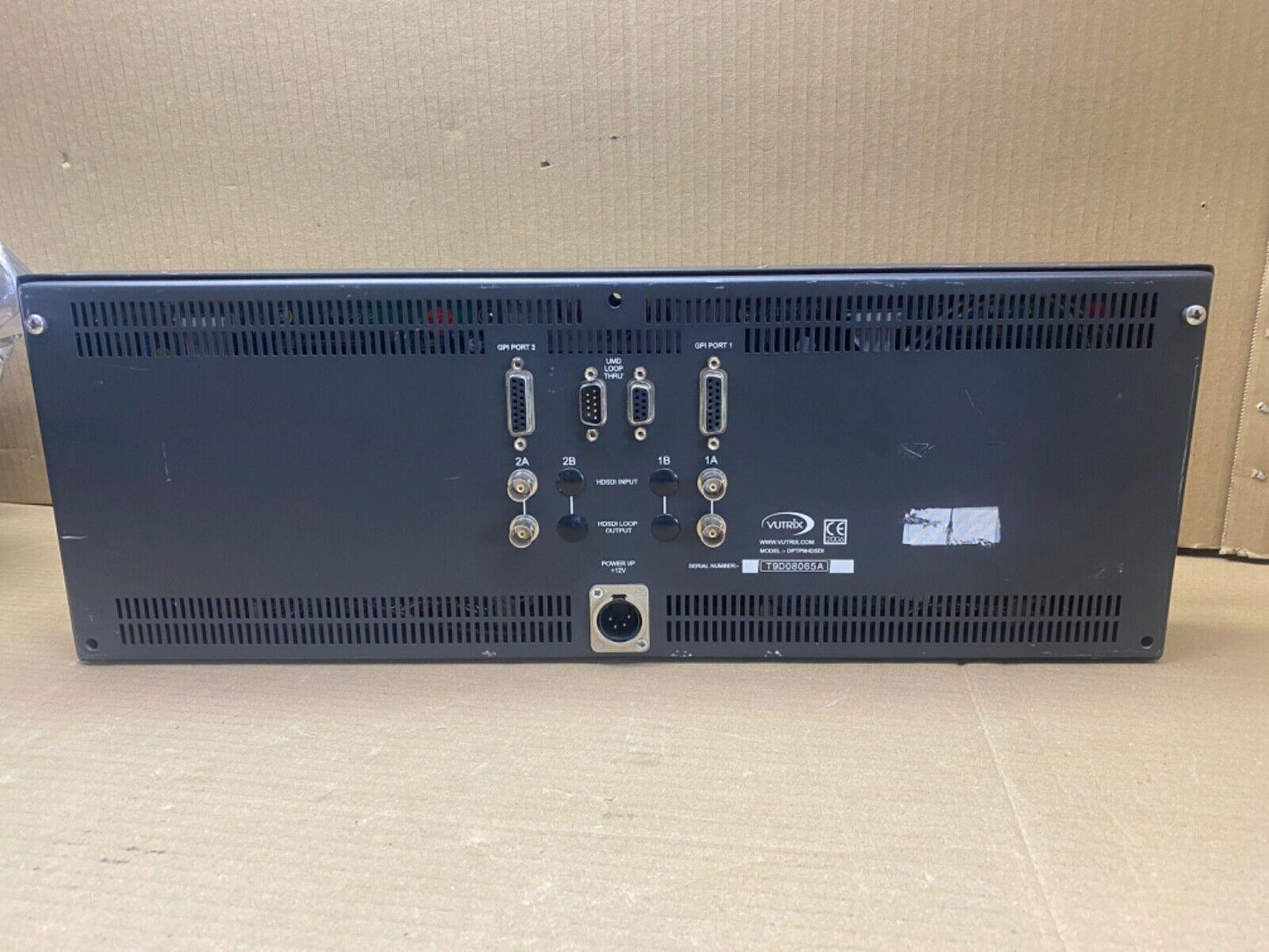 Broadcast Dual HD-SDI Monitor Vutrix DPTP9HDSDI 9 Inch 1080p Display