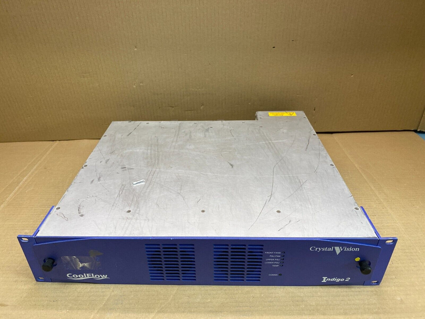 Crystal Vision Indigo 2 2U Rackmount Frame Dual PSU Broadcast Chassis