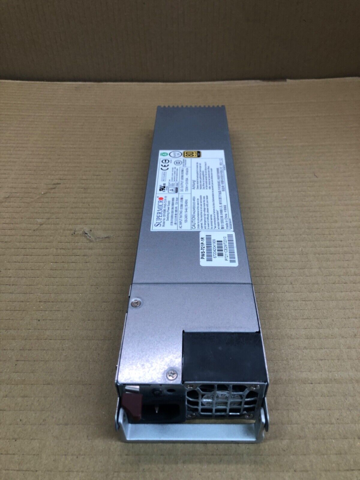 Supermicro PWS-721P-1R 720W 1U Redundant Power Supply Rackmount Server