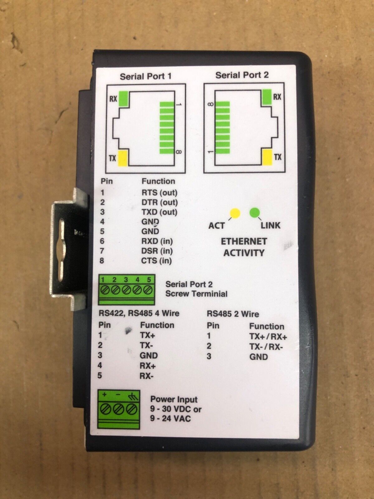Industrial Device Server Lantronix XPress DR+ Ethernet Remote Management