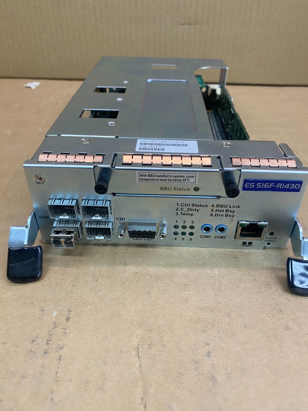 Fibre SAS RAID Controller 512MB EonStor S16F-R1430 Infotrend Rack-Mount
