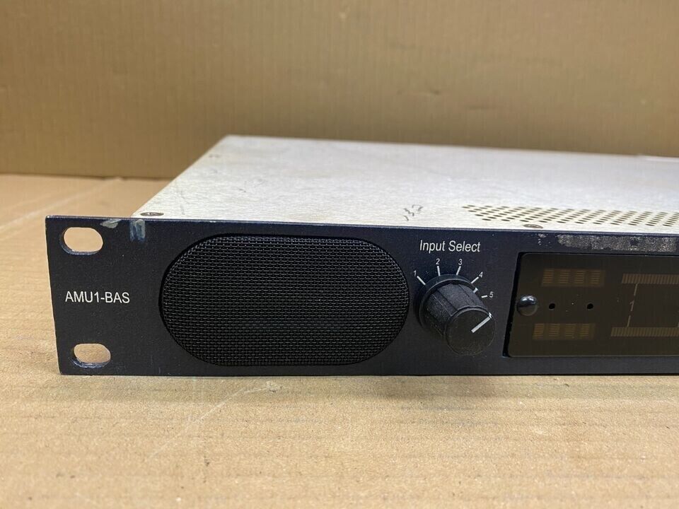 Broadcast Audio Monitor Unit TSL Stereo Rack-Mount, Analog/Digital Input