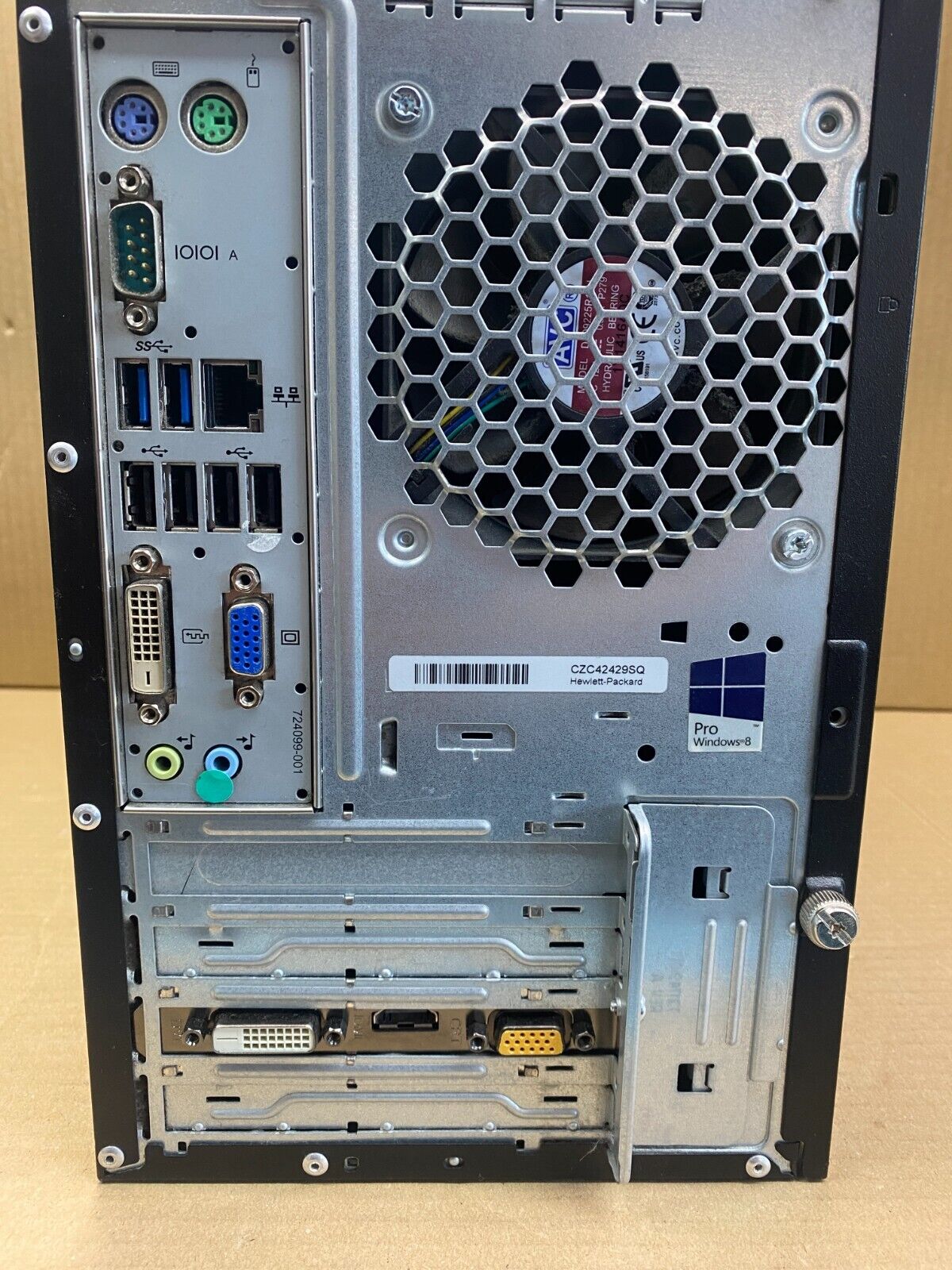 HP ProDesk 490 G1 MT Desktop 8GB RAM, i5-4770, 250GB HDD, USB 3.0
