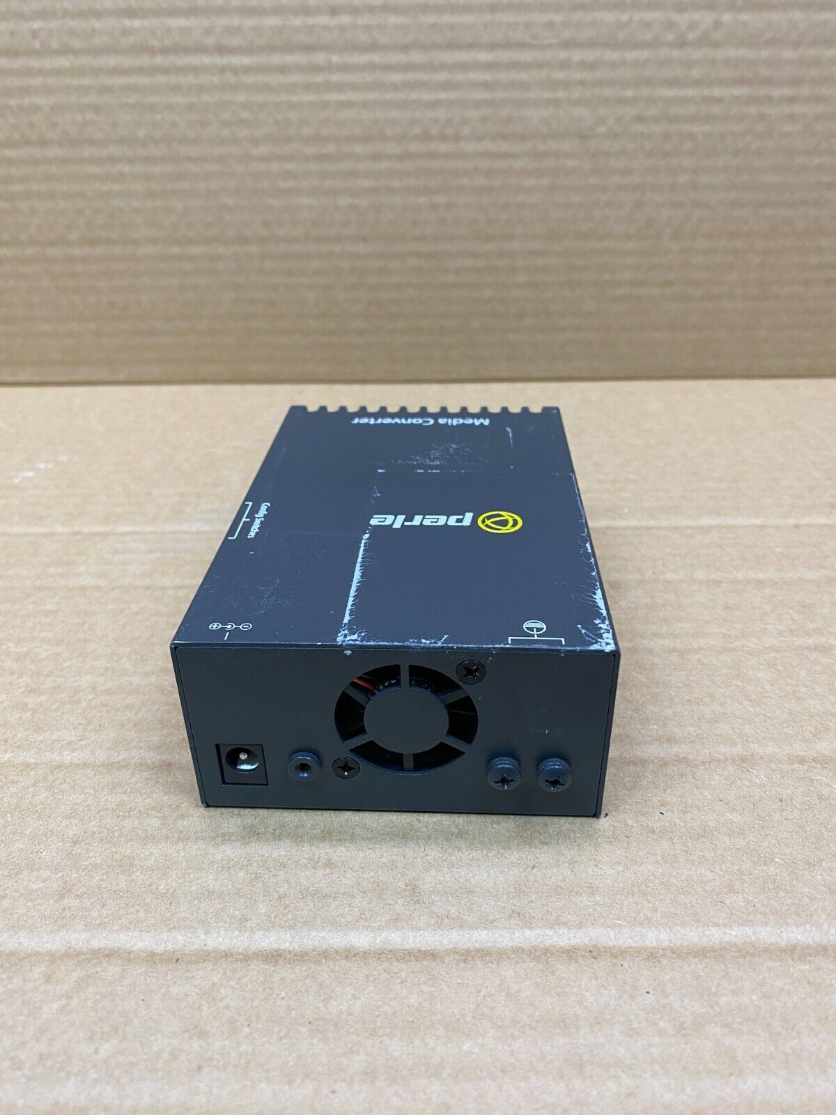 Perle S-10GRT-SFP 10G Media Converter, RJ45 & SFP+ Slots, Copper to Fiber