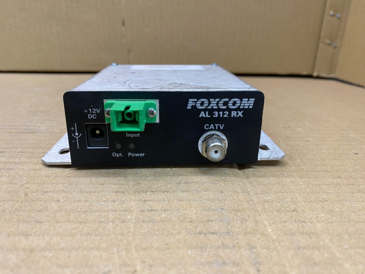 Foxcom Compact Fiber Optic Receiver AL 312 RX AL322 Compatible Unit