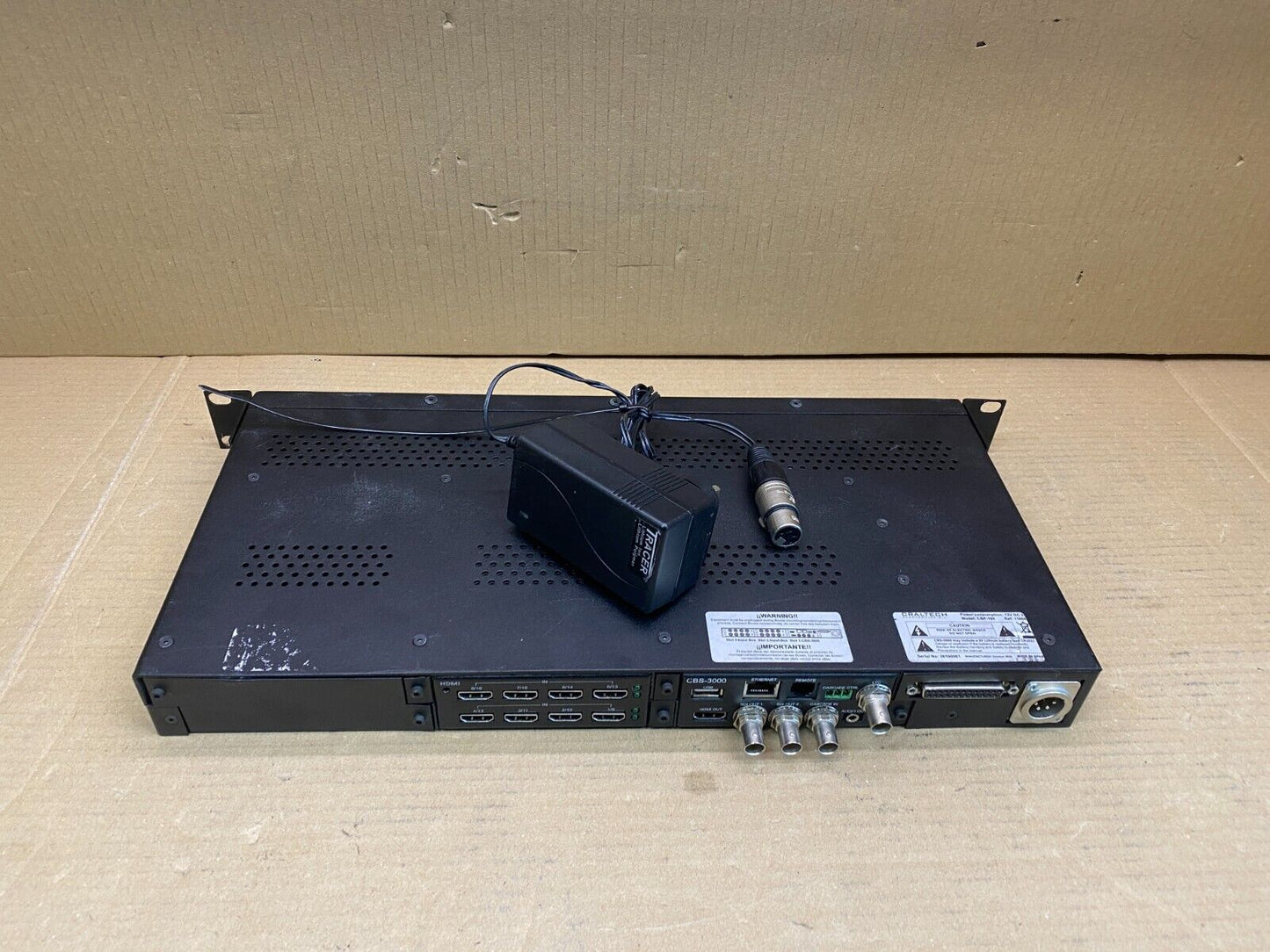 Broadcast Multiviewer SDI HDMI Craltech CBP-100 Rack-Mount 4K UHD