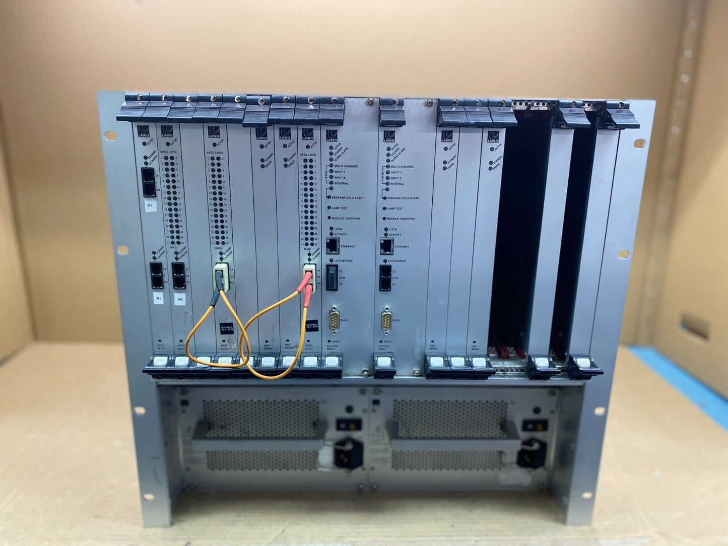 Digital Audio Router Lawo Nova73 HD for Broadcast Production 8192 Channels