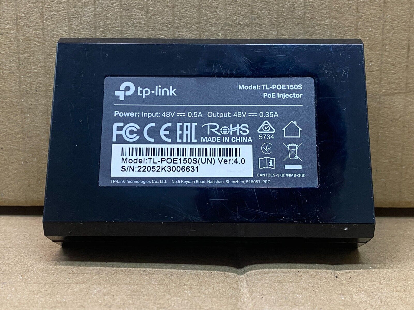 Gigabit PoE Injector Ethernet TP-Link Startech Network Devices Lot