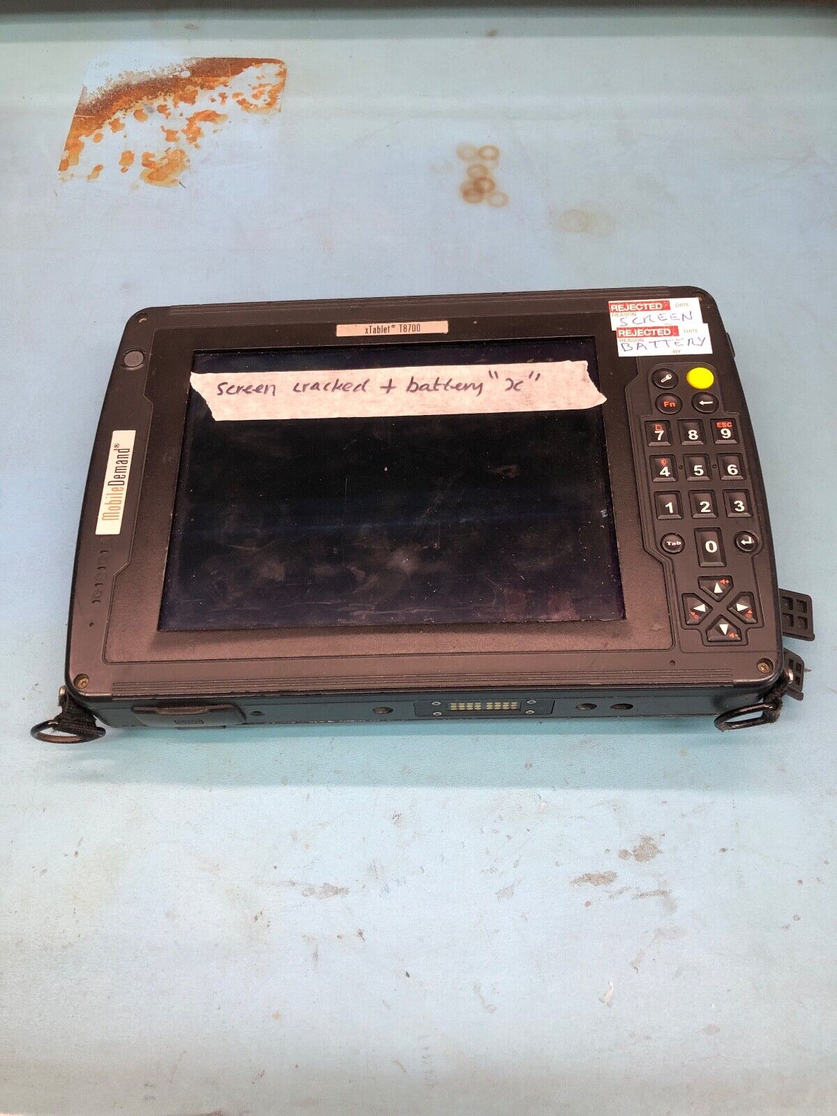 Industrial MIL-STD Rugged xTablet T8700 Tough PC 2GB Barcode Scanner