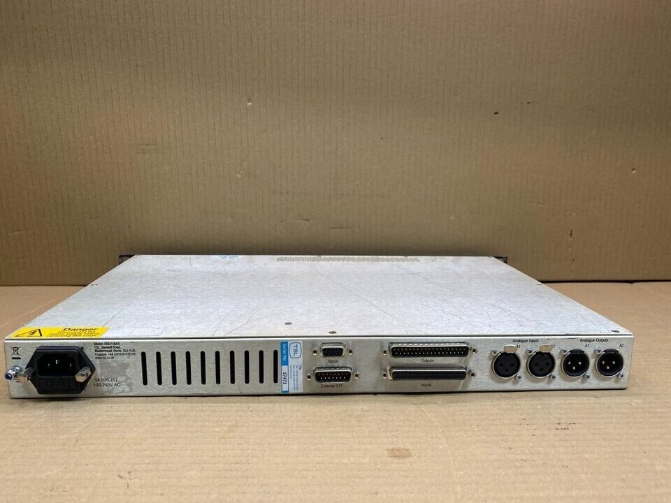 Broadcast Audio Monitor Unit TSL Stereo Rack-Mount, Analog/Digital Input