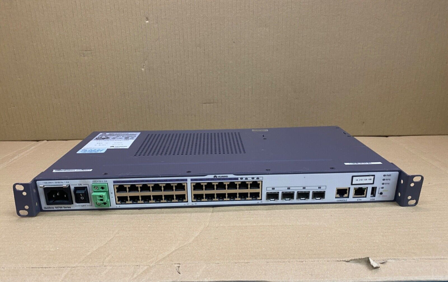 Layer 3 Ethernet Switch Huawei Quidway S5700-24TP-SI-AC, 24x Ethernet Ports