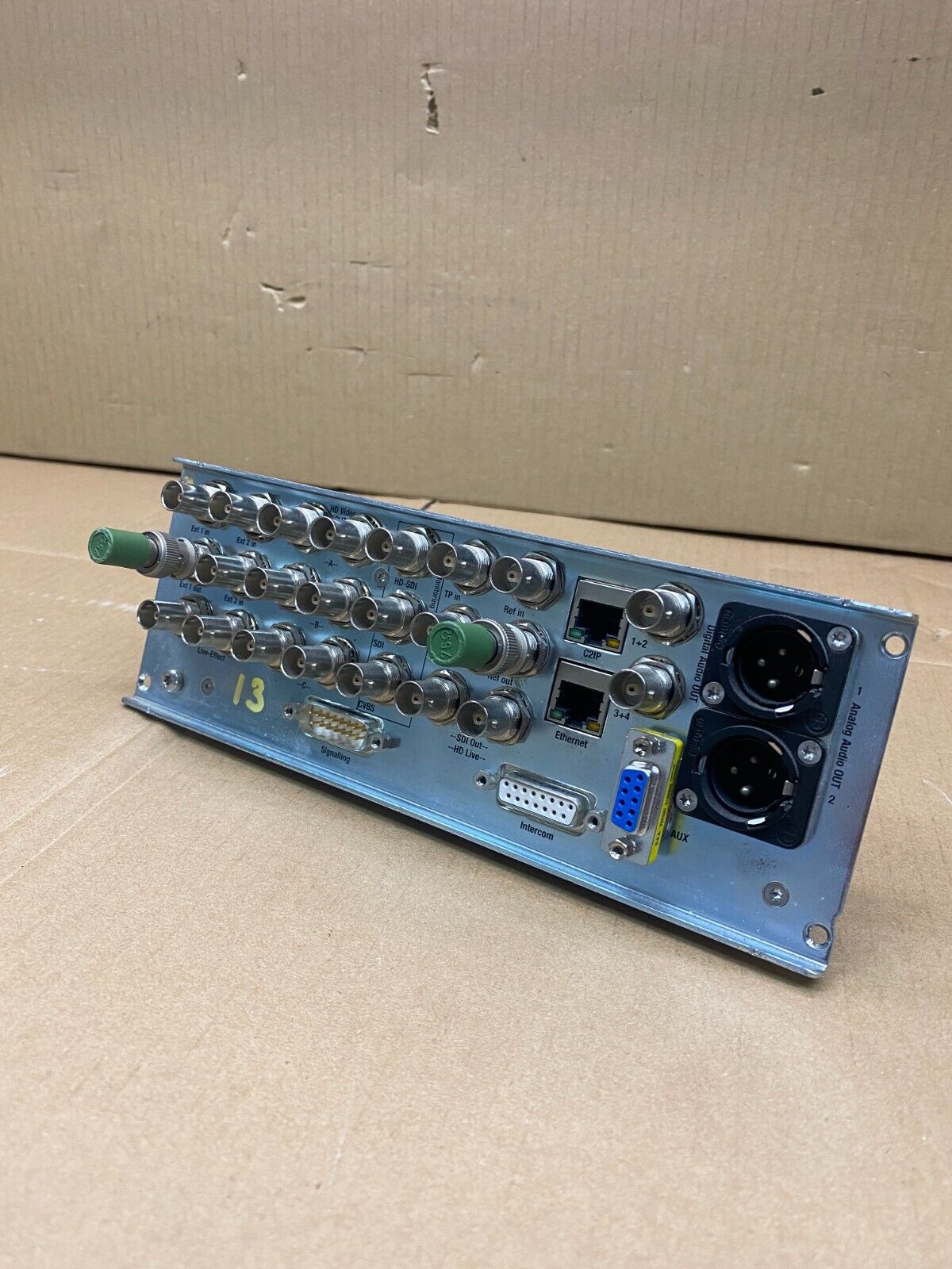 Grass Valley 4K SDI IP Fiber Card XCU ExtremeSpeed XF, High-Bandwidth Unit