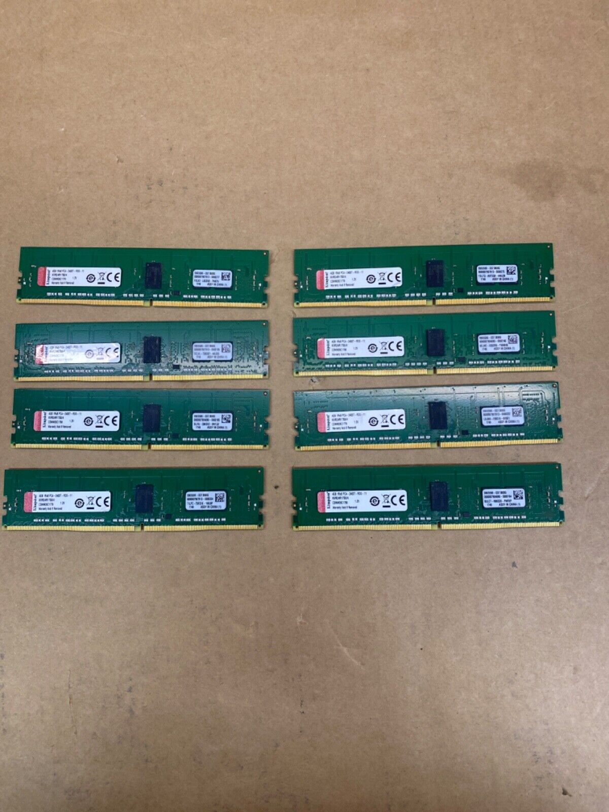 ECC Server RAM Kingston 32GB DDR4 2400MHz PC4-19200 8x4GB ECC DIMM