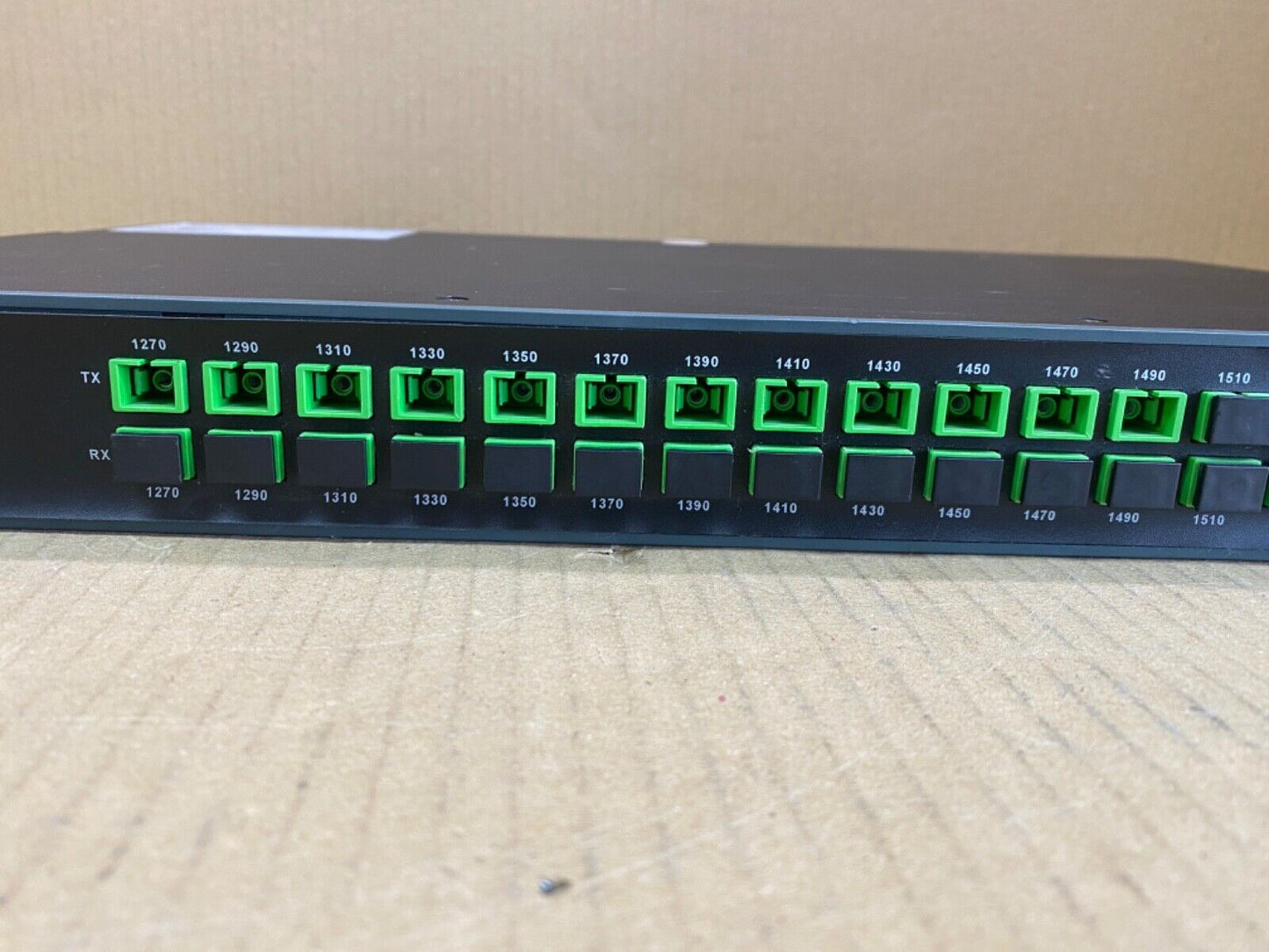 Dual Fiber CWDM Mux Demux 18CH Device ITU-T G.694.2 Optical Networking
