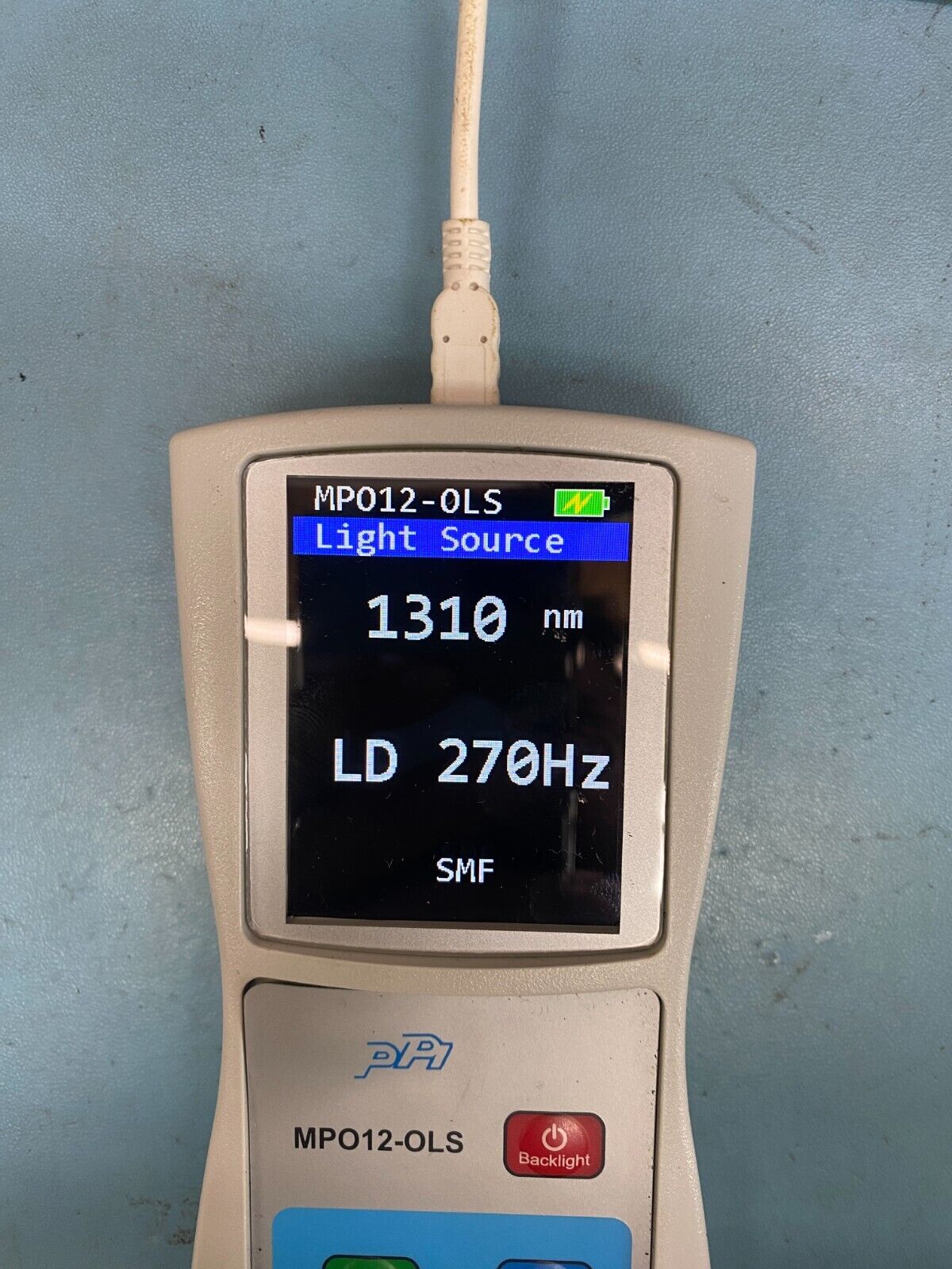Optical Light Source, MPO12-OLS, Multi-Mode, Fiber Testing Device