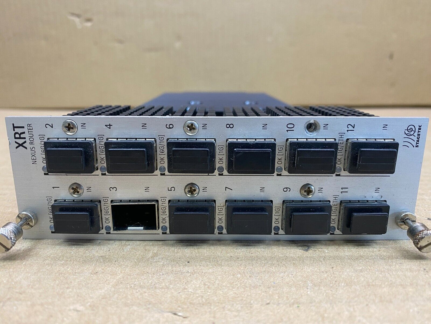 Broadcast Audio Router Card Stagetec Nexus XRT 8448x8448 Rack-Mount