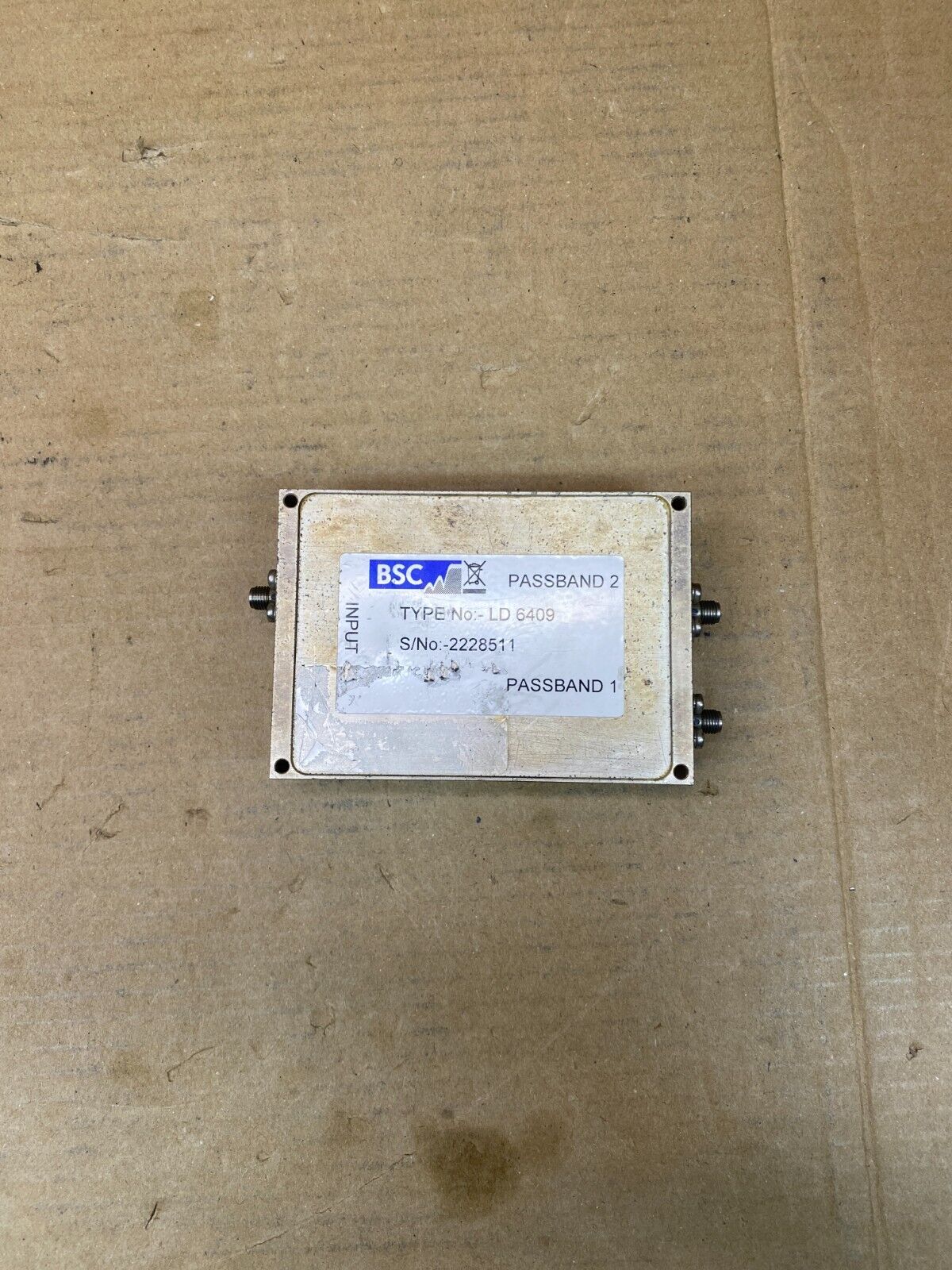 RF Diplexer BSC LD 6409 Lumped Element System, High-Performance  £480