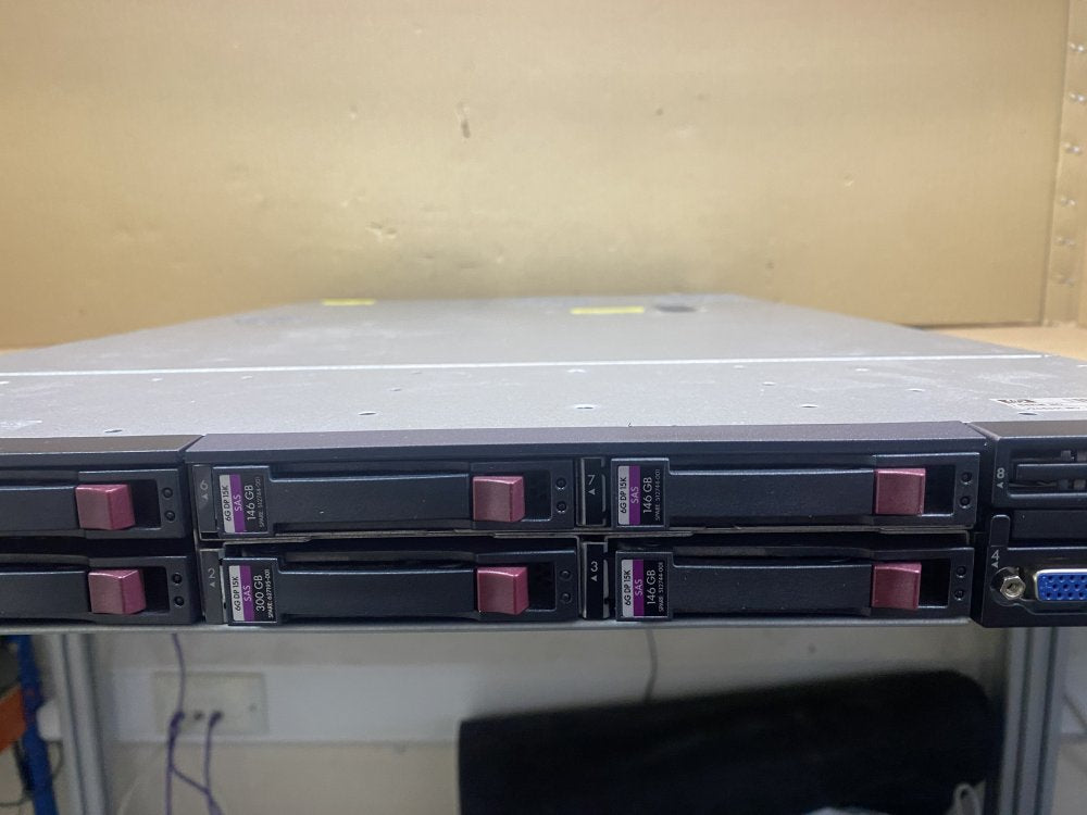 HP Server ProLiant DL360 G7 2x Xeon E5630 49GB RAM 8x 146GB HDD iLO 3