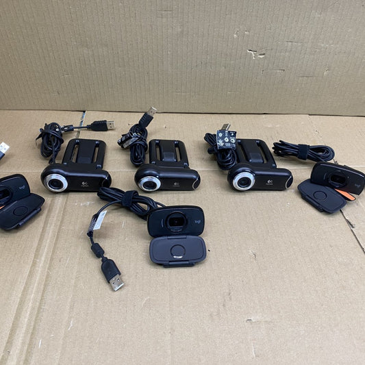 Logitech Pro Webcam 9000 & B525 HD Bundle 6 Pack with Autofocus & USB