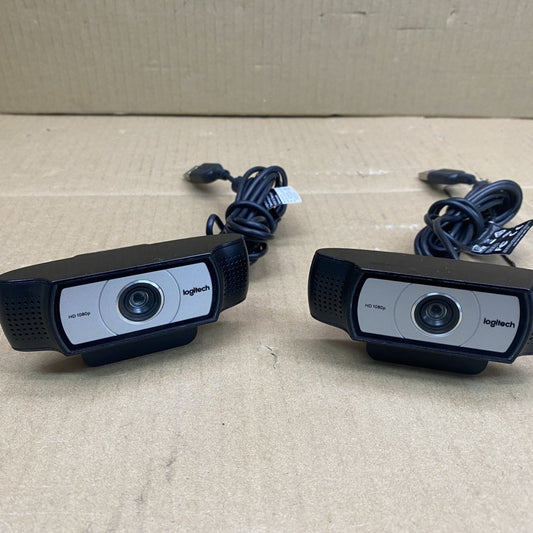 Logitech C930e HD Webcam 2-Pack 1080p 90° FOV 4x Zoom Noise Cancelling