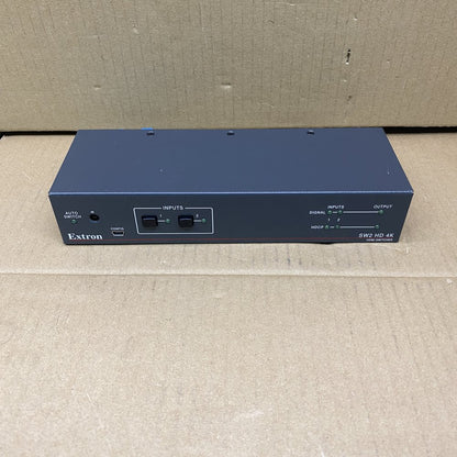 Extron SW2 HD 4K HDMI Switcher 2x1 UHD HDR 60Hz Auto Input, No Power Supply